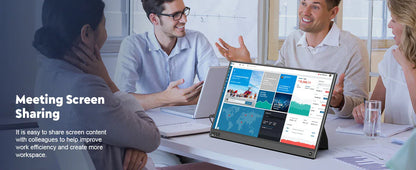 Amoudo 15.6 Inch Portable Monitor 1920x1080P  Extend Display IPS LCD Panel Penhole Stand VESA USBC Mini HDMI Mobile Display Amoudo 15.6 Inch Portable Monitor 1920x1080P  Extend Display IPS LCD Panel Penhole Stand VESA USBC Mini HDMI Mobile Display