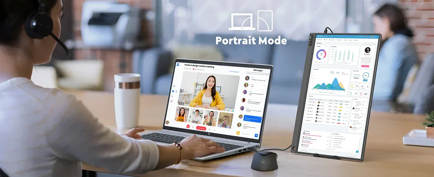 Amoudo 15.6 Inch Portable Monitor 1920x1080P  Extend Display IPS LCD Panel Penhole Stand VESA USBC Mini HDMI Mobile Display Amoudo 15.6 Inch Portable Monitor 1920x1080P  Extend Display IPS LCD Panel Penhole Stand VESA USBC Mini HDMI Mobile Display