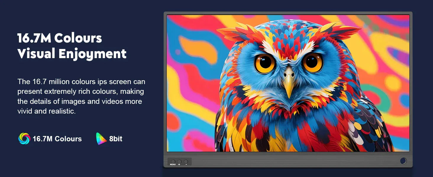 Amoudo 15.6 Inch Portable Monitor 1920x1080P  Extend Display IPS LCD Panel Penhole Stand VESA USBC Mini HDMI Mobile Display Amoudo 15.6 Inch Portable Monitor 1920x1080P  Extend Display IPS LCD Panel Penhole Stand VESA USBC Mini HDMI Mobile Display