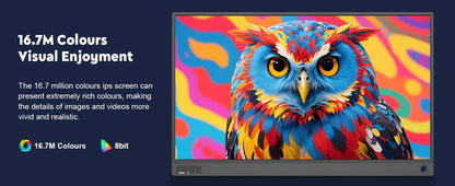 Amoudo 15.6 Inch Portable Monitor 1920x1080P  Extend Display IPS LCD Panel Penhole Stand VESA USBC Mini HDMI Mobile Display Amoudo 15.6 Inch Portable Monitor 1920x1080P  Extend Display IPS LCD Panel Penhole Stand VESA USBC Mini HDMI Mobile Display