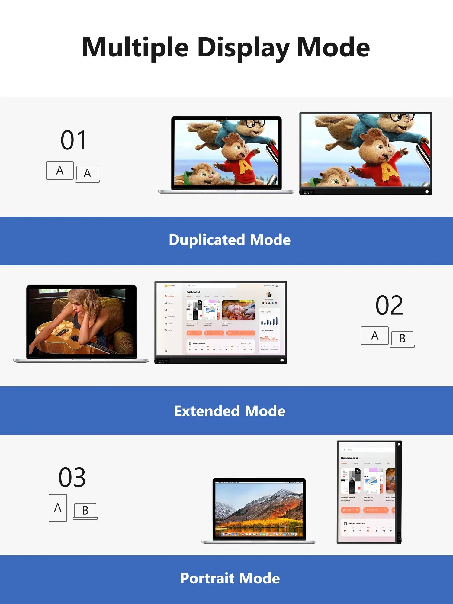 Amoudo 15.6 Inch Portable Monitor 1920x1080P  Extend Display IPS LCD Panel Penhole Stand VESA USBC Mini HDMI Mobile Display Amoudo 15.6 Inch Portable Monitor 1920x1080P  Extend Display IPS LCD Panel Penhole Stand VESA USBC Mini HDMI Mobile Display