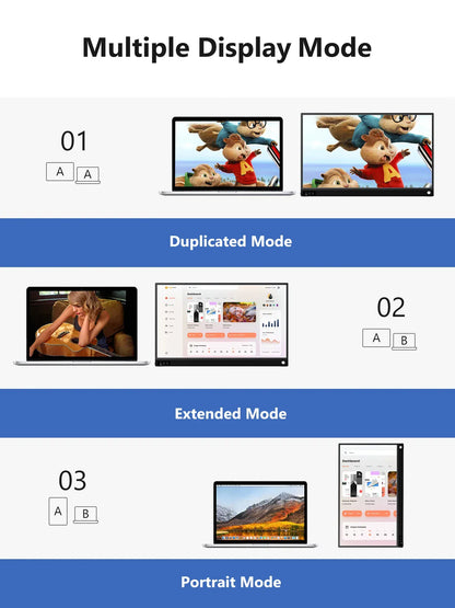 Amoudo 15.6 Inch Portable Monitor 1920x1080P  Extend Display IPS LCD Panel Penhole Stand VESA USBC Mini HDMI Mobile Display Amoudo 15.6 Inch Portable Monitor 1920x1080P  Extend Display IPS LCD Panel Penhole Stand VESA USBC Mini HDMI Mobile Display