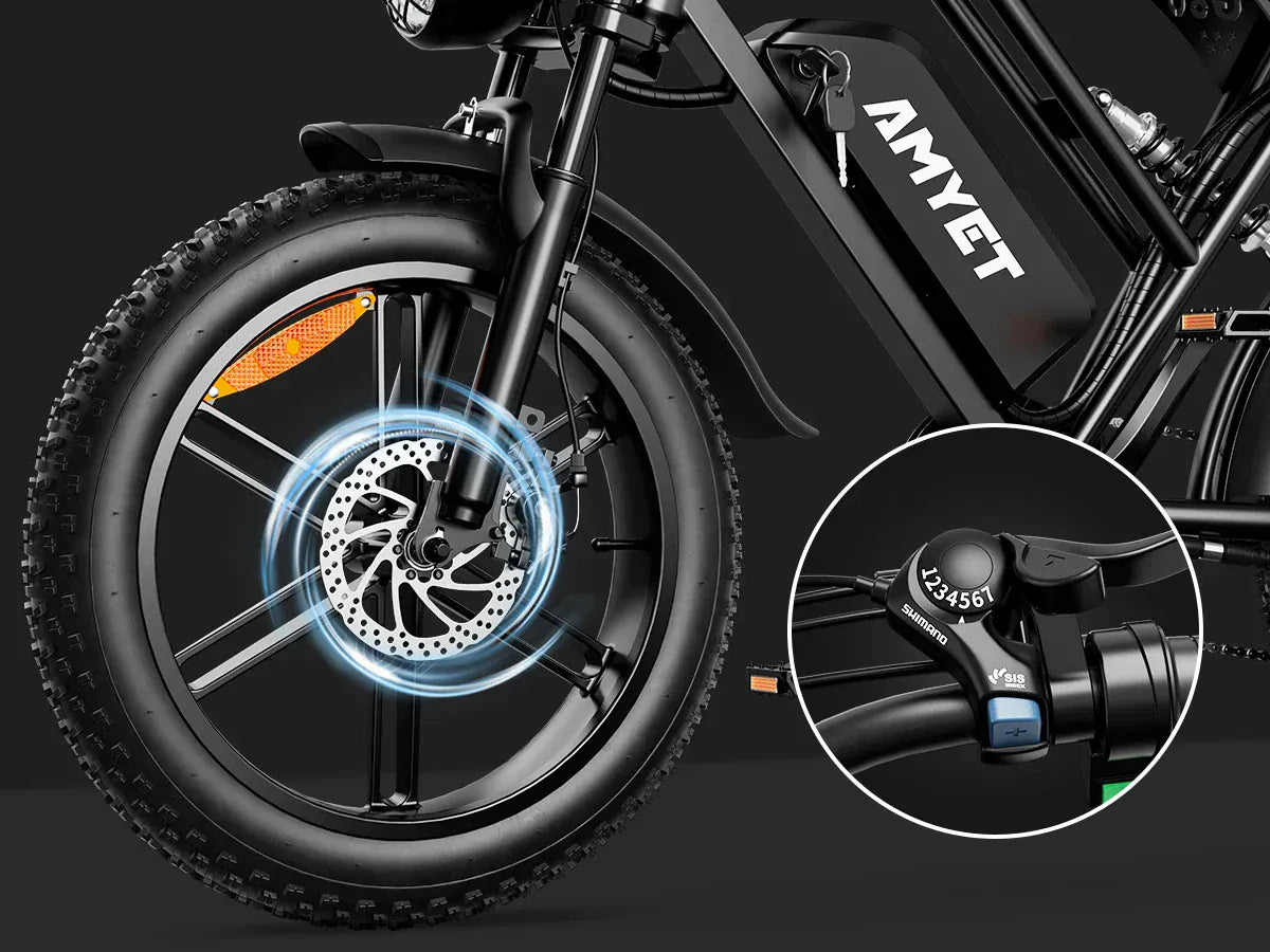 AMYET V9-G60 Adults Electric Bike 1000W Motor Bicycle 48V 20AH 20“ Tire Ebike Electric E Bikes Mountain Moped Ebikes For Men AMYET V9-G60 Adults Electric Bike 1000W Motor Bicycle 48V 20AH 20“ Tire Ebike Electric E Bikes Mountain Moped Ebikes For Men