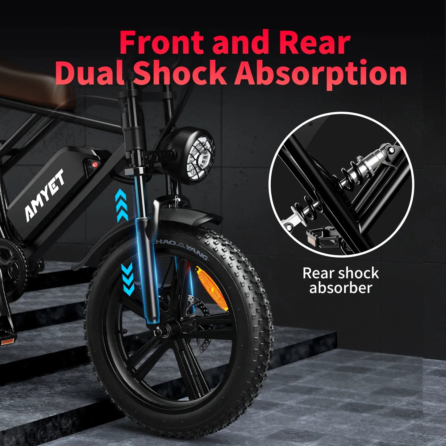AMYET V9-G60 Adults Electric Bike 1000W Motor Bicycle 48V 20AH 20“ Tire Ebike Electric E Bikes Mountain Moped Ebikes For Men AMYET V9-G60 Adults Electric Bike 1000W Motor Bicycle 48V 20AH 20“ Tire Ebike Electric E Bikes Mountain Moped Ebikes For Men