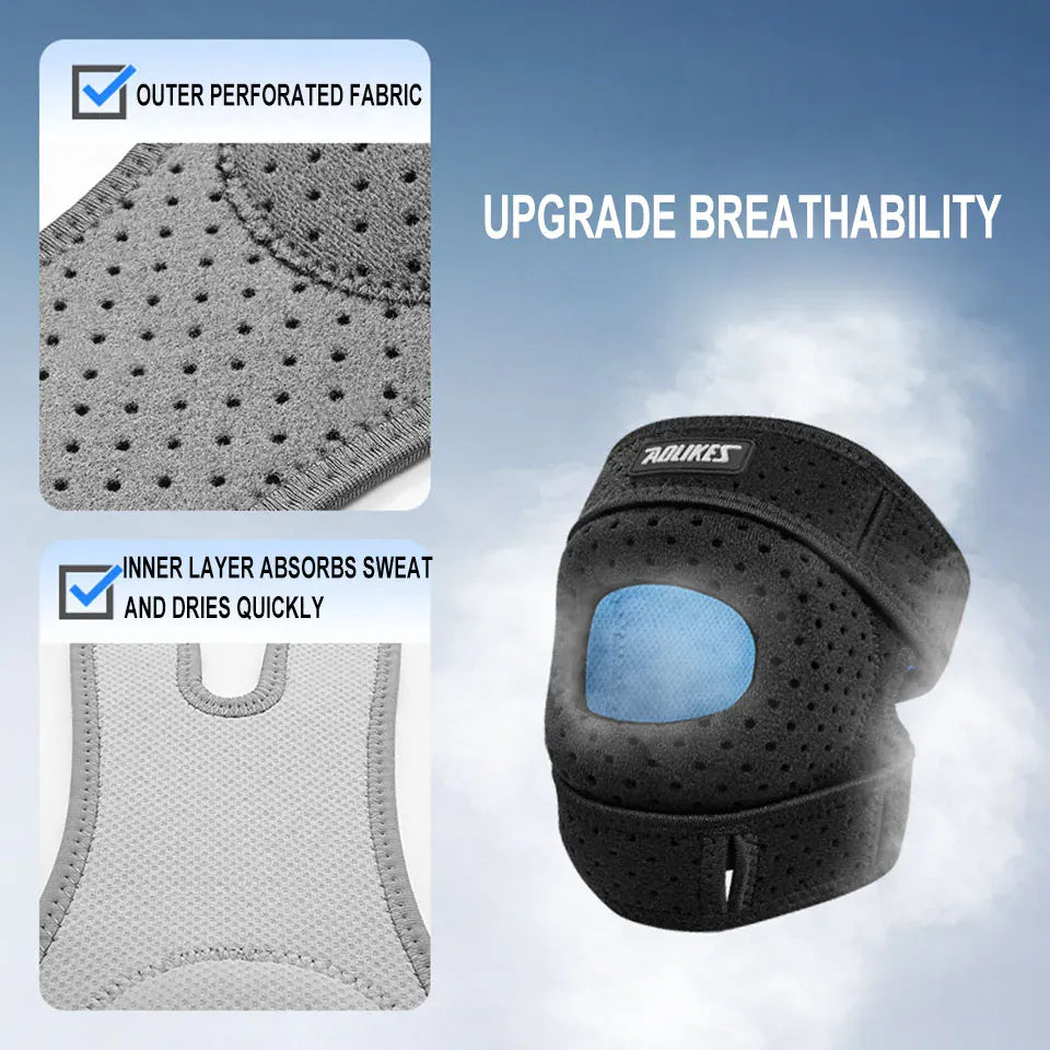 AOLIKES 1PCS Patella Knee Brace Patellar Tendon Support Strap with Gel Pad - Knee Pain,Arthritis,Tendonitis,Knee Stabilizer AOLIKES 1PCS Patella Knee Brace Patellar Tendon Support Strap with Gel Pad - Knee Pain,Arthritis,Tendonitis,Knee Stabilizer