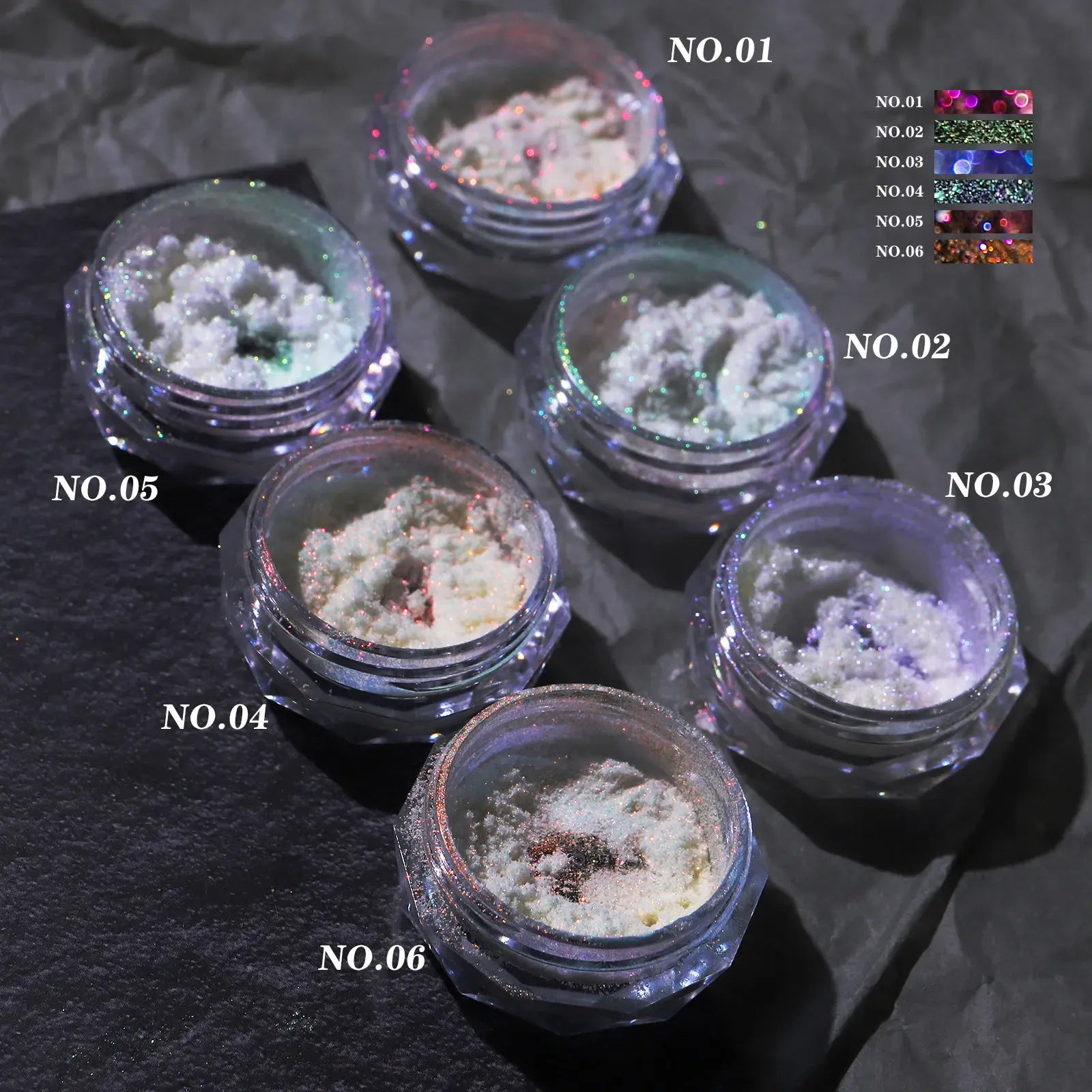 Aurora Chrome Nail Glitter Powder | Rainbow Mirror Laser Pigment for Nail Art Aurora Chrome Nail Glitter Powder — Rainbow Mirror & Laser Gel Pigment for Nail Art