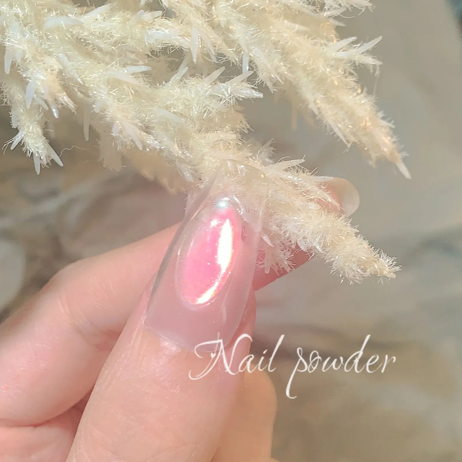 Aurora Chrome Nail Glitter Powder | Rainbow Mirror Laser Pigment for Nail Art Aurora Chrome Nail Glitter Powder — Rainbow Mirror & Laser Gel Pigment for Nail Art