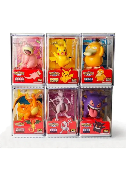 Authentic Pok é mon CHARIZARD GENGAR Handmade Pikachu PSYDUCK MEWTWO Cartoon Doll Ornament Children's Toy Christmas Gift Authentic Pok é mon CHARIZARD GENGAR Handmade Pikachu PSYDUCK MEWTWO Cartoon Doll Ornament Children's Toy Christmas Gift