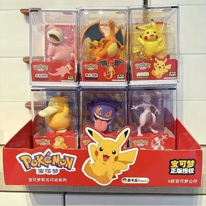Authentic Pok é mon CHARIZARD GENGAR Handmade Pikachu PSYDUCK MEWTWO Cartoon Doll Ornament Children's Toy Christmas Gift Authentic Pok é mon CHARIZARD GENGAR Handmade Pikachu PSYDUCK MEWTWO Cartoon Doll Ornament Children's Toy Christmas Gift
