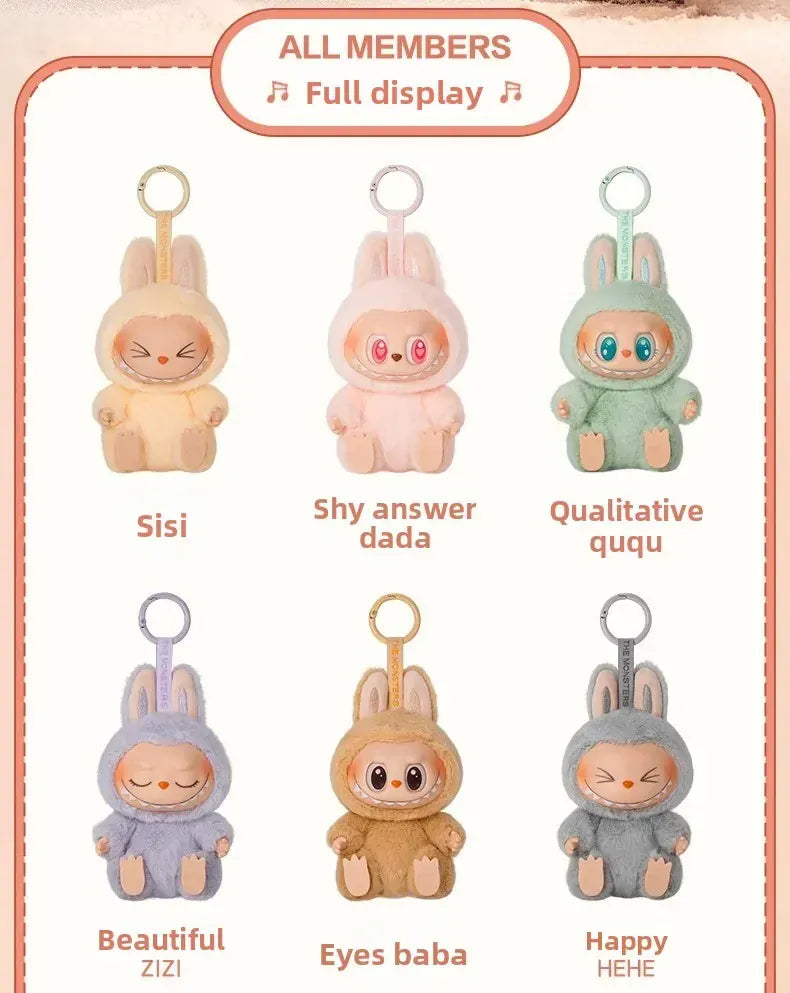 Authentic Pop Mart THE MONSTERS LABUBU Sitting Party Blind Box Figurine Pendant Authentic Pop Mart THE MONSTERS LABUBU Sitting Party Blind Box Figurine Pendant