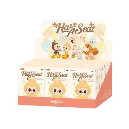 Authentic Pop Mart THE MONSTERS LABUBU Sitting Party Blind Box Figurine Pendant Authentic Pop Mart THE MONSTERS LABUBU Sitting Party Blind Box Figurine Pendant