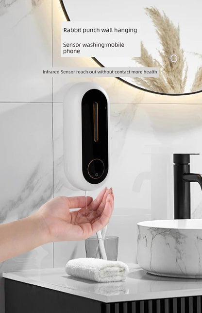 Automatic Inductive Soap Dispenser Shampoo Wall-Mounted Bathroom Bath Exposure Liquid Kitchen Detergent Hand Sanitizer Sensor Automatic Inductive Soap Dispenser Shampoo Wall-Mounted Bathroom Bath Exposure Liquid Kitchen Detergent Hand Sanitizer Sensor