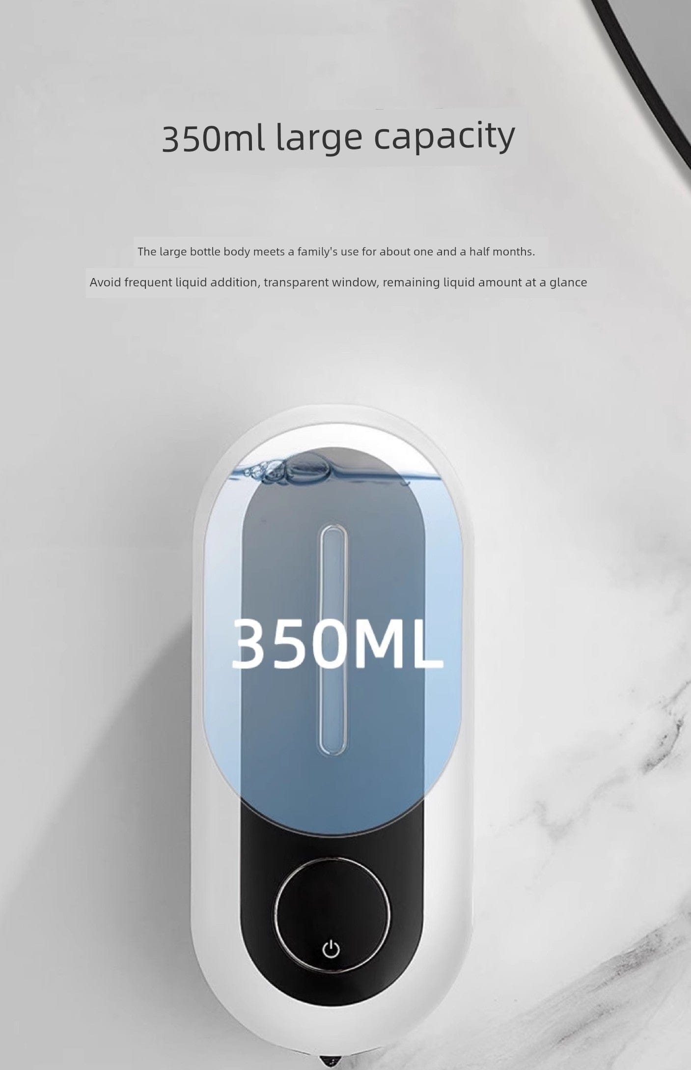 Automatic Inductive Soap Dispenser Shampoo Wall-Mounted Bathroom Bath Exposure Liquid Kitchen Detergent Hand Sanitizer Sensor Automatic Inductive Soap Dispenser Shampoo Wall-Mounted Bathroom Bath Exposure Liquid Kitchen Detergent Hand Sanitizer Sensor