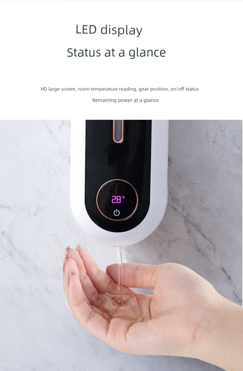 Automatic Inductive Soap Dispenser Shampoo Wall-Mounted Bathroom Bath Exposure Liquid Kitchen Detergent Hand Sanitizer Sensor Automatic Inductive Soap Dispenser Shampoo Wall-Mounted Bathroom Bath Exposure Liquid Kitchen Detergent Hand Sanitizer Sensor