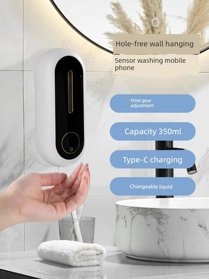 Automatic Inductive Soap Dispenser Shampoo Wall-Mounted Bathroom Bath Exposure Liquid Kitchen Detergent Hand Sanitizer Sensor Automatic Inductive Soap Dispenser Shampoo Wall-Mounted Bathroom Bath Exposure Liquid Kitchen Detergent Hand Sanitizer Sensor