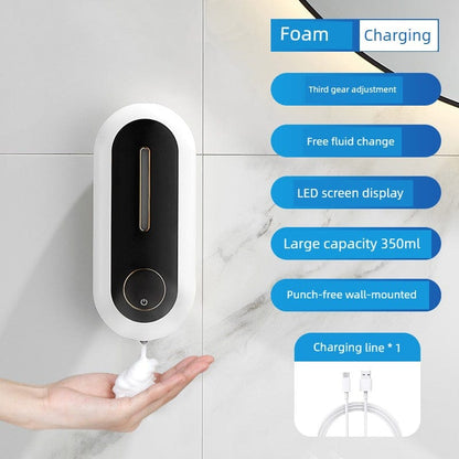 Automatic Inductive Soap Dispenser Shampoo Wall-Mounted Bathroom Bath Exposure Liquid Kitchen Detergent Hand Sanitizer Sensor Automatic Inductive Soap Dispenser Shampoo Wall-Mounted Bathroom Bath Exposure Liquid Kitchen Detergent Hand Sanitizer Sensor