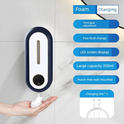 Automatic Inductive Soap Dispenser Shampoo Wall-Mounted Bathroom Bath Exposure Liquid Kitchen Detergent Hand Sanitizer Sensor Automatic Inductive Soap Dispenser Shampoo Wall-Mounted Bathroom Bath Exposure Liquid Kitchen Detergent Hand Sanitizer Sensor