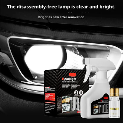 Automotive Headlight Restorer Headlight Refurbishment And Repair Fluid Kit Headlight Polishing Restoration Cleaning Tool Automotive Headlight Restorer Headlight Refurbishment And Repair Fluid Kit Headlight Polishing Restoration Cleaning Tool