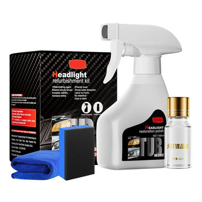 Automotive Headlight Restorer Headlight Refurbishment And Repair Fluid Kit Headlight Polishing Restoration Cleaning Tool Automotive Headlight Restorer Headlight Refurbishment And Repair Fluid Kit Headlight Polishing Restoration Cleaning Tool