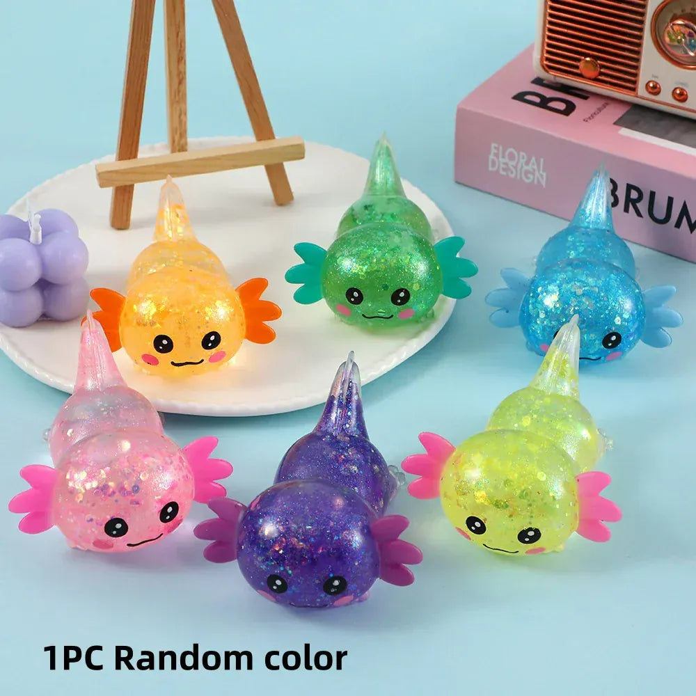 Axolotl Squishy Toy Cute Slow Rising Fidget Toy Soft Squeeze Sensory Toy for Kids and Adults Stress Ball for Anxiety and Focus Axolotl Squishy Toy Cute Slow Rising Fidget Toy Soft Squeeze Sensory Toy for Kids and Adults Stress Ball for Anxiety and Focus