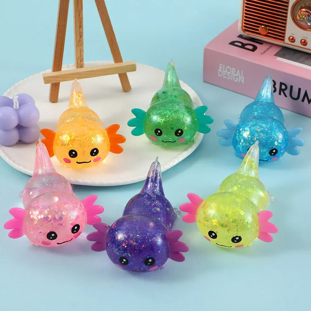 Axolotl Squishy Toy Cute Slow Rising Fidget Toy Soft Squeeze Sensory Toy for Kids and Adults Stress Ball for Anxiety and Focus Axolotl Squishy Toy Cute Slow Rising Fidget Toy Soft Squeeze Sensory Toy for Kids and Adults Stress Ball for Anxiety and Focus