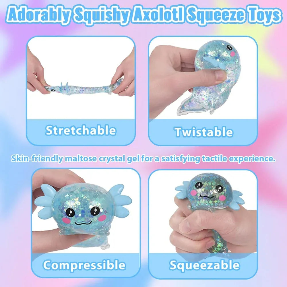 Axolotl Squishy Toy Cute Slow Rising Fidget Toy Soft Squeeze Sensory Toy for Kids and Adults Stress Ball for Anxiety and Focus Axolotl Squishy Toy Cute Slow Rising Fidget Toy Soft Squeeze Sensory Toy for Kids and Adults Stress Ball for Anxiety and Focus