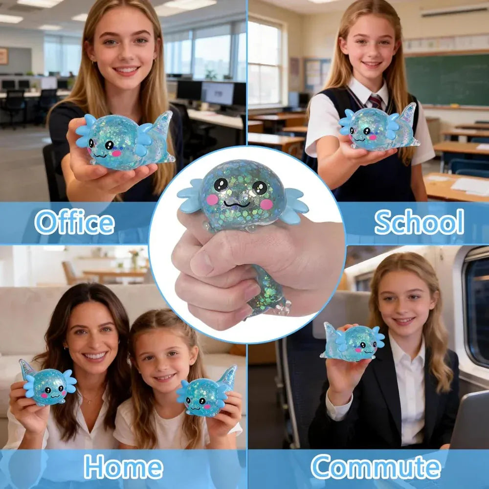Axolotl Squishy Toy Cute Slow Rising Fidget Toy Soft Squeeze Sensory Toy for Kids and Adults Stress Ball for Anxiety and Focus Axolotl Squishy Toy Cute Slow Rising Fidget Toy Soft Squeeze Sensory Toy for Kids and Adults Stress Ball for Anxiety and Focus