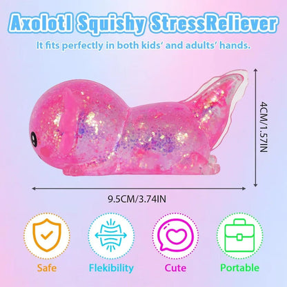 Axolotl Squishy Toy Cute Slow Rising Fidget Toy Soft Squeeze Sensory Toy for Kids and Adults Stress Ball for Anxiety and Focus Axolotl Squishy Toy Cute Slow Rising Fidget Toy Soft Squeeze Sensory Toy for Kids and Adults Stress Ball for Anxiety and Focus