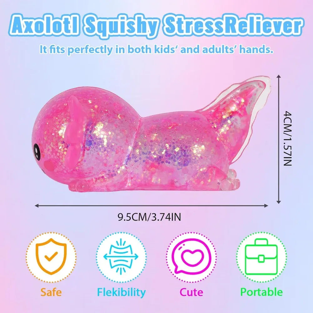 Axolotl Squishy Toy Cute Slow Rising Fidget Toy Soft Squeeze Sensory Toy for Kids and Adults Stress Ball for Anxiety and Focus Axolotl Squishy Toy Cute Slow Rising Fidget Toy Soft Squeeze Sensory Toy for Kids and Adults Stress Ball for Anxiety and Focus
