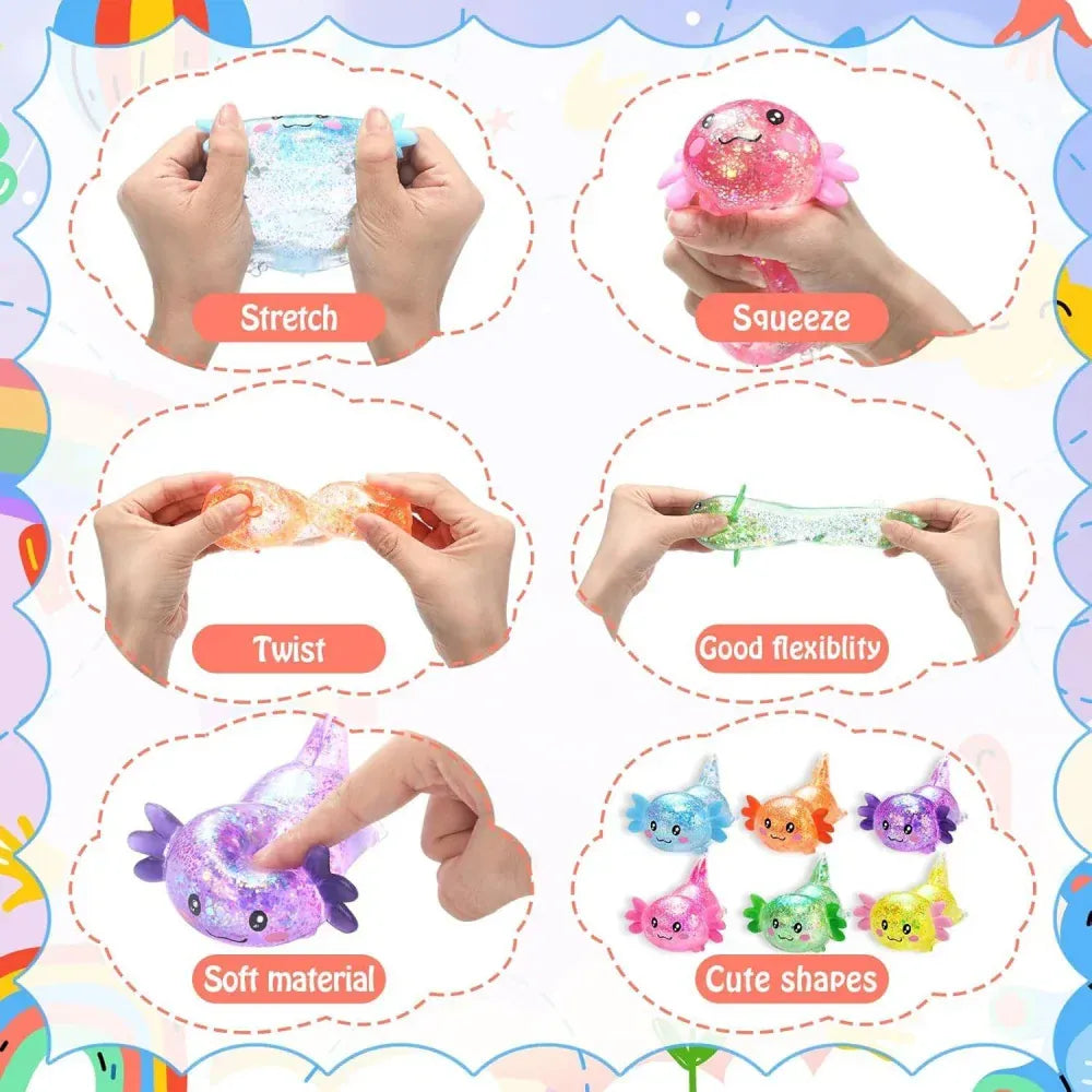 Axolotl Squishy Toy Cute Slow Rising Fidget Toy Soft Squeeze Sensory Toy for Kids and Adults Stress Ball for Anxiety and Focus Axolotl Squishy Toy Cute Slow Rising Fidget Toy Soft Squeeze Sensory Toy for Kids and Adults Stress Ball for Anxiety and Focus