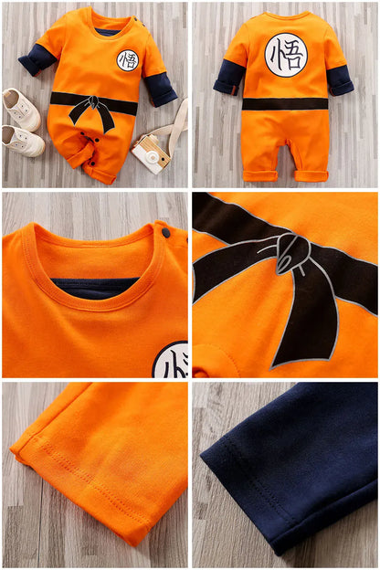 Baby Anime Clothes Vegeta Rompers Newborn Kuririn Roshi Training Outfit Infant Kids Halloween Cartoon Cosplay Costume Jumpsuit Baby Anime Clothes Vegeta Rompers Newborn Kuririn Roshi Training Outfit Infant Kids Halloween Cartoon Cosplay Costume Jumpsuit