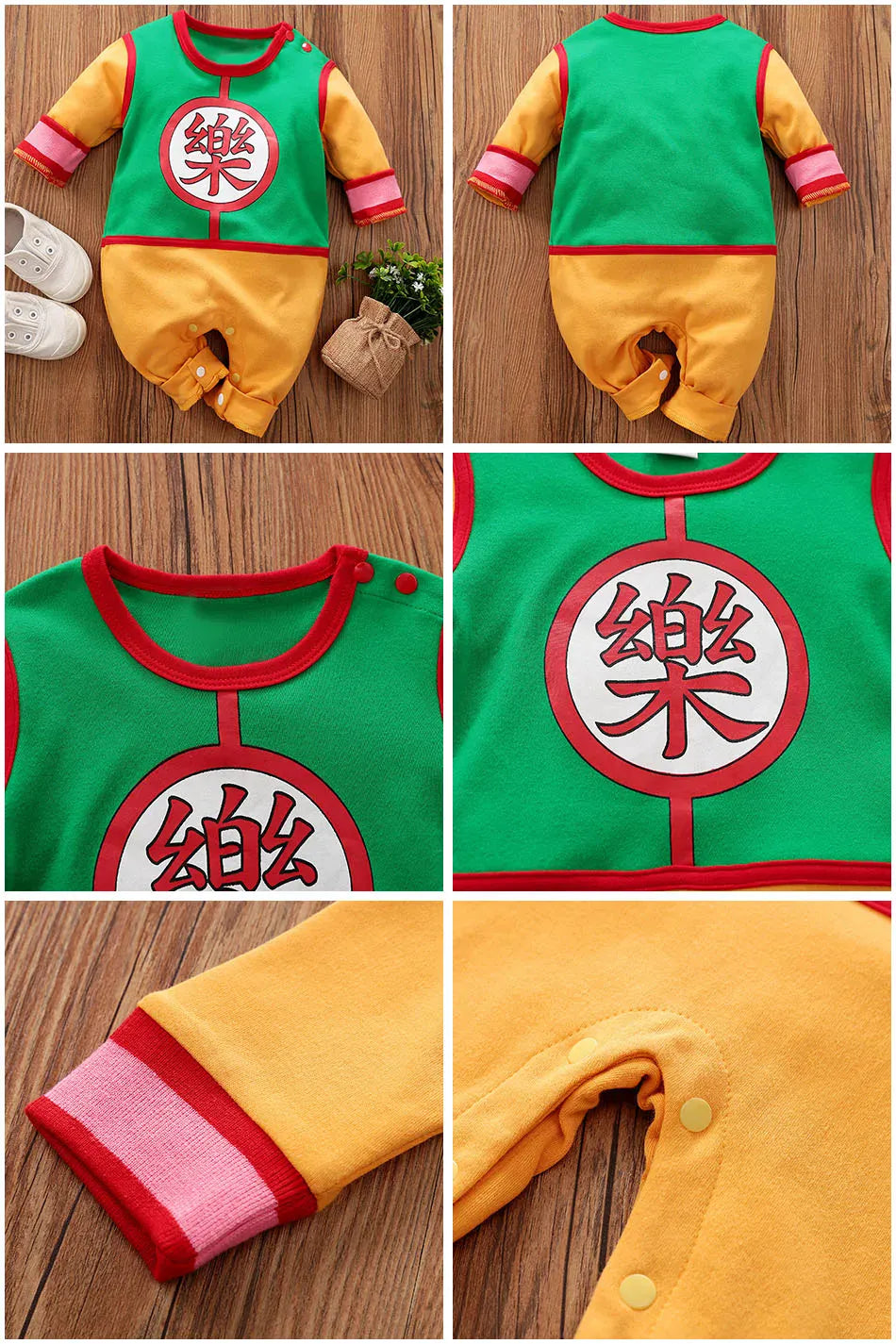 Baby Anime Clothes Vegeta Rompers Newborn Kuririn Roshi Training Outfit Infant Kids Halloween Cartoon Cosplay Costume Jumpsuit Baby Anime Clothes Vegeta Rompers Newborn Kuririn Roshi Training Outfit Infant Kids Halloween Cartoon Cosplay Costume Jumpsuit