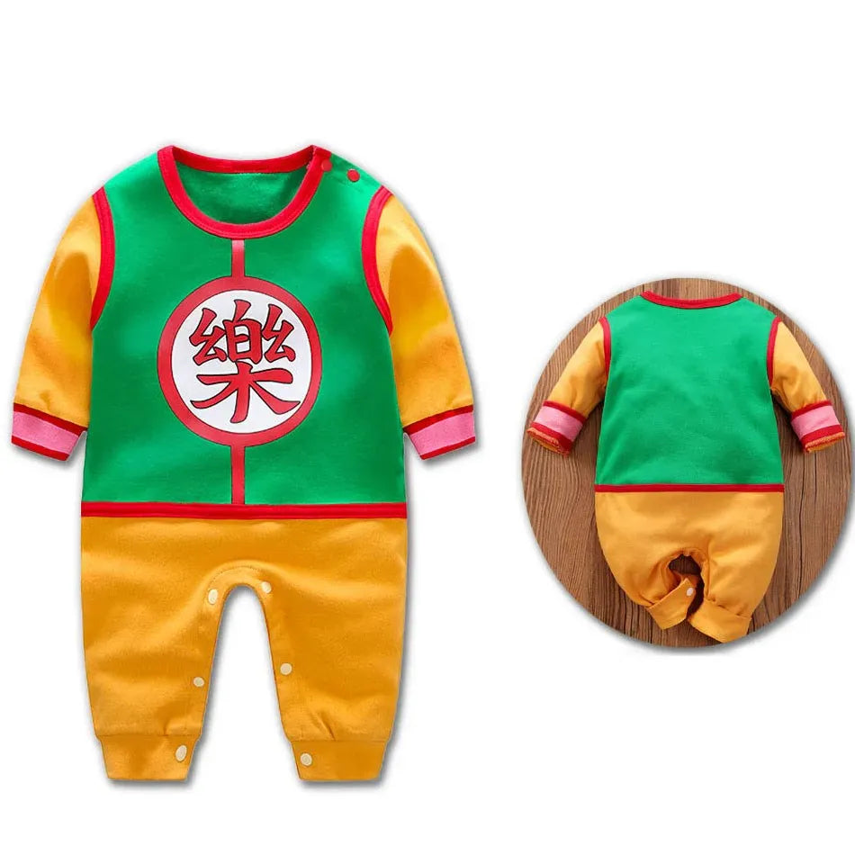 Baby Anime Clothes Vegeta Rompers Newborn Kuririn Roshi Training Outfit Infant Kids Halloween Cartoon Cosplay Costume Jumpsuit Baby Anime Clothes Vegeta Rompers Newborn Kuririn Roshi Training Outfit Infant Kids Halloween Cartoon Cosplay Costume Jumpsuit
