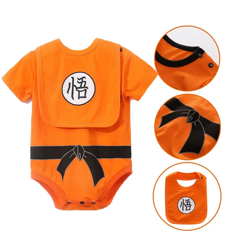 Baby Anime Clothes Vegeta Rompers Newborn Kuririn Roshi Training Outfit Infant Kids Halloween Cartoon Cosplay Costume Jumpsuit Baby Anime Clothes Vegeta Rompers Newborn Kuririn Roshi Training Outfit Infant Kids Halloween Cartoon Cosplay Costume Jumpsuit