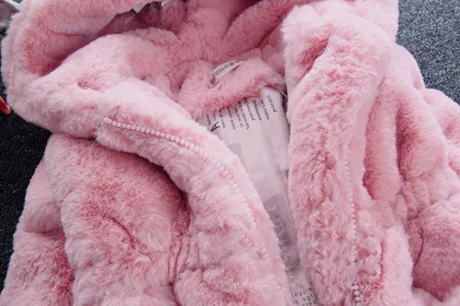 Baby Girls Warm Winter Coats Thick Faux Fur Fashion Kids Hooded Jacket Coat for Girl Outerwear Children Clothing 2 3 4 6 7 Years Baby Girls Warm Winter Coats Thick Faux Fur Fashion Kids Hooded Jacket Coat for Girl Outerwear Children Clothing 2 3 4 6 7 Years
