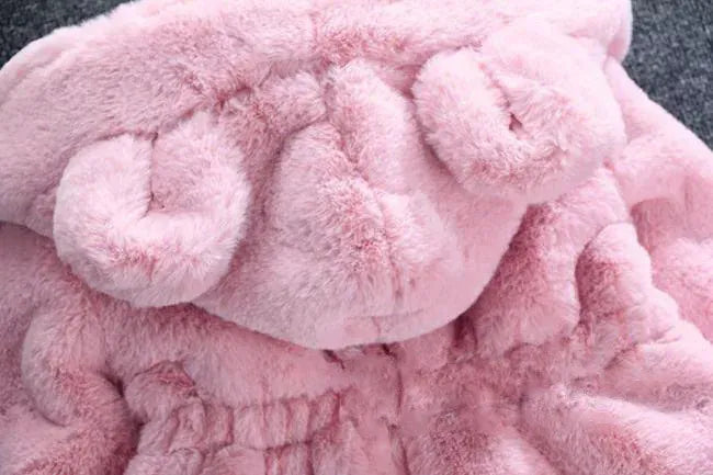 Baby Girls Warm Winter Coats Thick Faux Fur Fashion Kids Hooded Jacket Coat for Girl Outerwear Children Clothing 2 3 4 6 7 Years Baby Girls Warm Winter Coats Thick Faux Fur Fashion Kids Hooded Jacket Coat for Girl Outerwear Children Clothing 2 3 4 6 7 Years