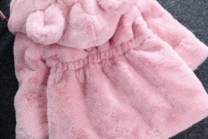 Baby Girls Warm Winter Coats Thick Faux Fur Fashion Kids Hooded Jacket Coat for Girl Outerwear Children Clothing 2 3 4 6 7 Years Baby Girls Warm Winter Coats Thick Faux Fur Fashion Kids Hooded Jacket Coat for Girl Outerwear Children Clothing 2 3 4 6 7 Years