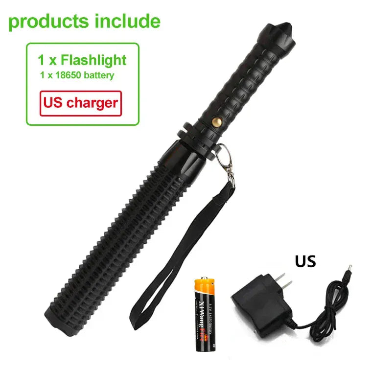 Baseball Bat LED Flashlight Aluminum Alloy Baseball Bat LED Flashlight Aluminum Alloy