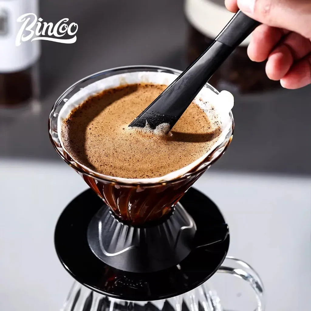 Bincoo Coffee Filter Cup Smart Filter Glass Filter Hand Brew Funnel with Stirrer Coffee Utensil Espresso Cold Brew Reusable Cone Bincoo Coffee Filter Cup Smart Filter Glass Filter Hand Brew Funnel with Stirrer Coffee Utensil Espresso Cold Brew Reusable Cone