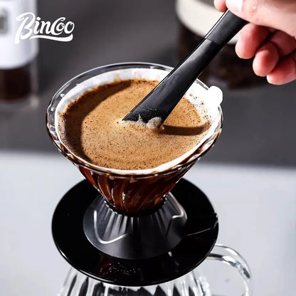 Bincoo Coffee Filter Cup Smart Filter Glass Filter Hand Brew Funnel with Stirrer Coffee Utensil Espresso Cold Brew Reusable Cone Bincoo Coffee Filter Cup Smart Filter Glass Filter Hand Brew Funnel with Stirrer Coffee Utensil Espresso Cold Brew Reusable Cone