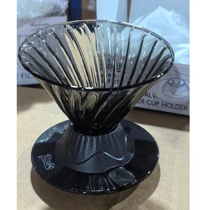 Bincoo Coffee Filter Cup Smart Filter Glass Filter Hand Brew Funnel with Stirrer Coffee Utensil Espresso Cold Brew Reusable Cone Bincoo Coffee Filter Cup Smart Filter Glass Filter Hand Brew Funnel with Stirrer Coffee Utensil Espresso Cold Brew Reusable Cone