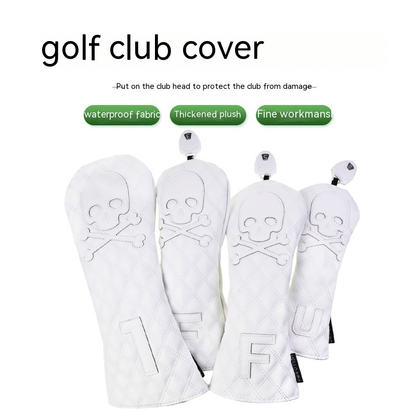 Black PU Leather Golf Club Headcovers Black PU Leather Golf Club Headcovers