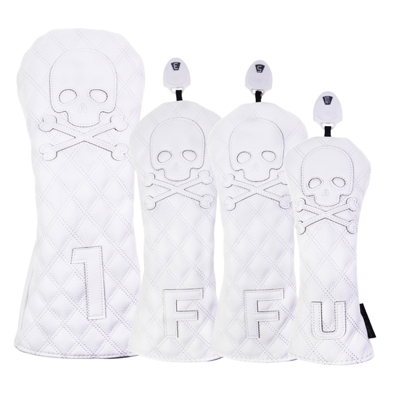 Black PU Leather Golf Club Headcovers Black PU Leather Golf Club Headcovers