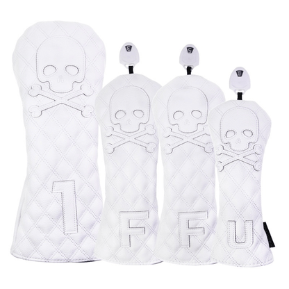 Black PU Leather Golf Club Headcovers Black PU Leather Golf Club Headcovers