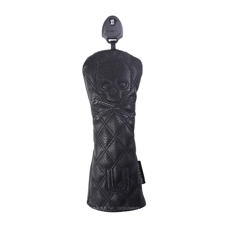 Black PU Leather Golf Club Headcovers Black PU Leather Golf Club Headcovers