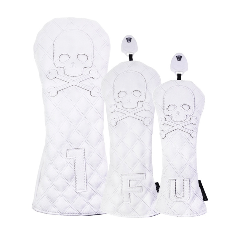 Black PU Leather Golf Club Headcovers Black PU Leather Golf Club Headcovers