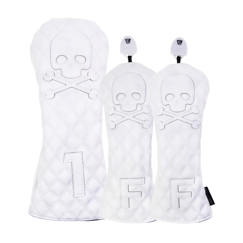 Black PU Leather Golf Club Headcovers Black PU Leather Golf Club Headcovers