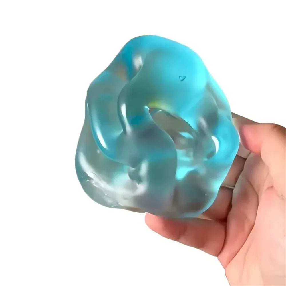 Blue Maltose Squishy Toys Anti Stress Sensory Fidgets Toy Soft Simulated Transparent Blue Maltose Slow-rebound Decompression Toy Blue Maltose Squishy Toys Anti Stress Sensory Fidgets Toy Soft Simulated Transparent Blue Maltose Slow-rebound Decompression Toy
