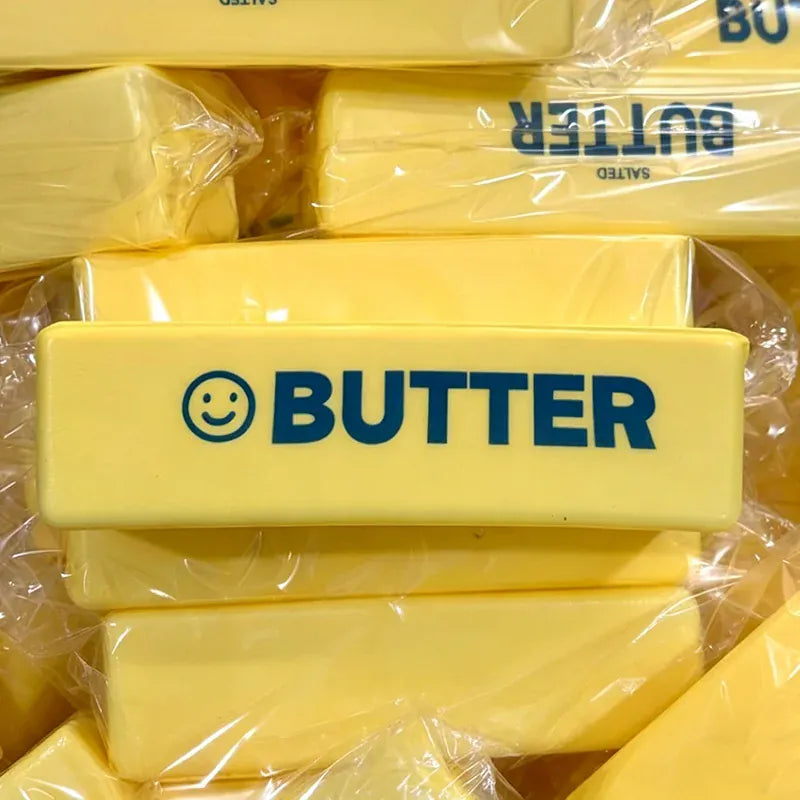 Butter Squishy Fidget Toy | Soft Stress Relief Sensory Squeeze Toy | Food Squishies Gift Butter Squishy Fidget Toy — Soft Sensory Stress Relief Squeeze Toy | Fun Food Squishies Gift
