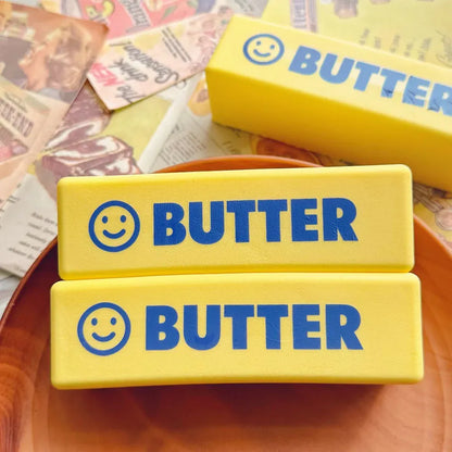 Butter Squishy Fidget Toy | Soft Stress Relief Sensory Squeeze Toy | Food Squishies Gift Butter Squishy Fidget Toy — Soft Sensory Stress Relief Squeeze Toy | Fun Food Squishies Gift